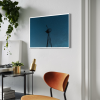 Tirage photo d'art d'une éolienne sous les étoiles à Sourniac « L'Ombre du héron » imprimé sur papier baryté.