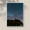 A la nuit tombante Portrait d'astrophoto en couple dans le Cantal