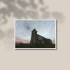 Tirage photo d'art d'une circumpolaire à la Chapelle de Ronesque dans le Cantal "Evasion" imprimé sur papier baryté.